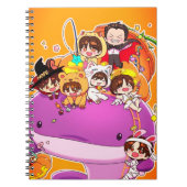 iPadカバ頭が切れるー ノートブック (正面)