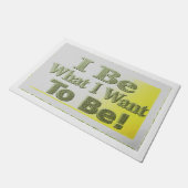 iPadケースのパスポート保持者大型モレスキンノートブック ドアマット (アングル)