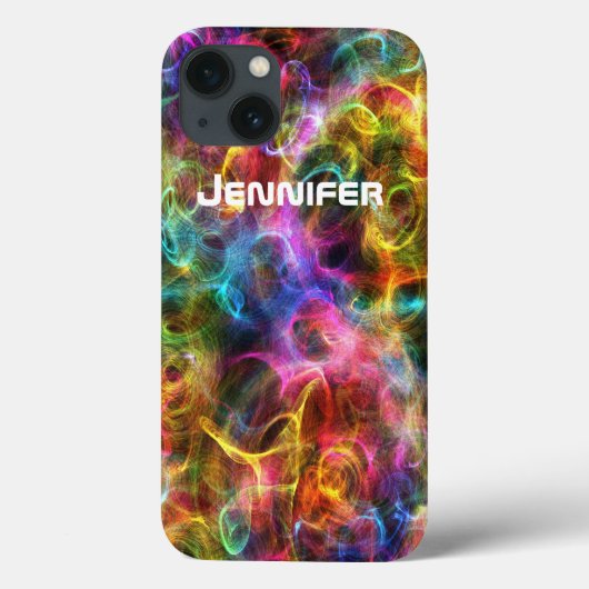 iPadケース |レインボーライト |パーソナライズされた | Case-Mate iPhoneケース (裏面)