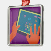 iPad メタルオーナメント (左)