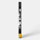 iPad Air カバー | 工事現場 | 黄色、黒 (左側面)