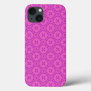 iPad Case-Mateケース:ピンクウェルシュタペストリーパターン iPhone 13ケース