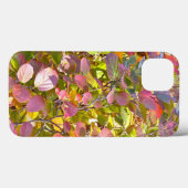 iPad Miniの「ライムグリーン&ピンク紅葉」ケース Case-Mate iPhoneケース (裏面 (横))