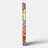 iPad Miniの「ライムグリーン&ピンク紅葉」ケース Case-Mate iPhoneケース (裏面 / 左)