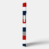 iPad Mini ケース |ストライプ |ネイビー、レッド、ホワイト、グレー Case-Mate iPhoneケース (裏面 / 右)