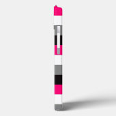 iPad Mini ケース |ストライプ |ピンク、黒、グレー Case-Mate iPhoneケース (裏面 / 左)