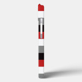 iPad Mini ケース |ストライプ |赤、黒、灰色 Case-Mate iPhoneケース (裏面 / 左)