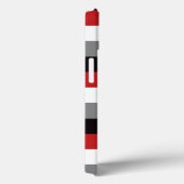 iPad Mini ケース |ストライプ |赤、黒、灰色 Case-Mate iPhoneケース (裏面 / 右)