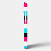 iPad Mini ケース |ストライプ |青、ピンク、黒 Case-Mate iPhoneケース (裏面 / 左)