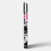 iPad Mini ケース |ダマスク |ストライプ |明るい赤紫色ピンク Case-Mate iPhoneケース (裏面 / 左)