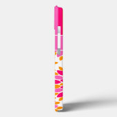 iPad Mini ケース |フローラストライプ, |ピンク、オレンジ Case-Mate iPhoneケース (裏面 / 左)