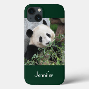 iPad Mini Retinaケースのジャイアントパンダの緑の背景 iPhone 13ケース