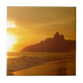 Ipanemaのビーチ タイル (正面)