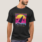 Ipanema Beach Retro 80s Style Souvenir Beach Tシャツ (正面)