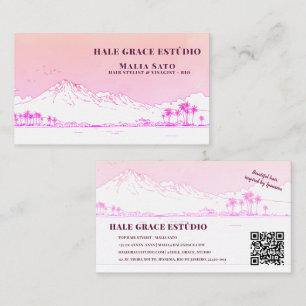 Ipanema Beach Sunset Salon Hair Stylist 名刺