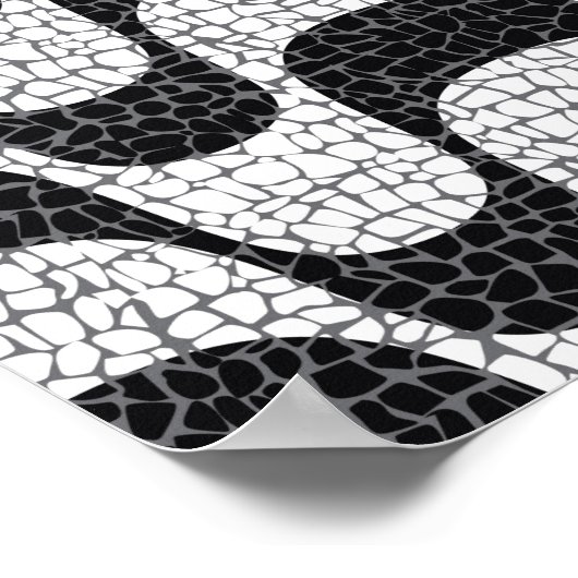 Ipanema / Copacabana Boardwalk ポスター (角)