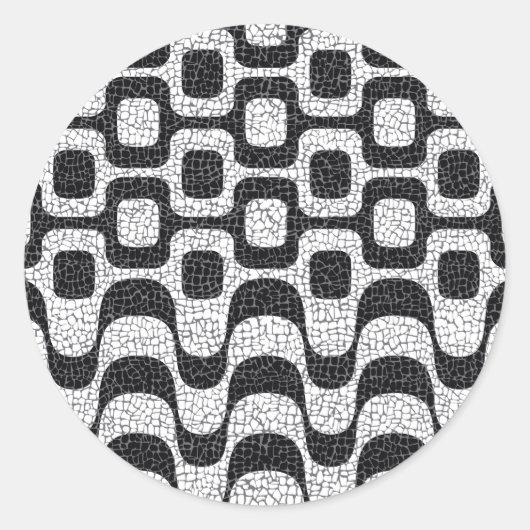 Ipanema / Copacabana Boardwalk ラウンドシール (正面)