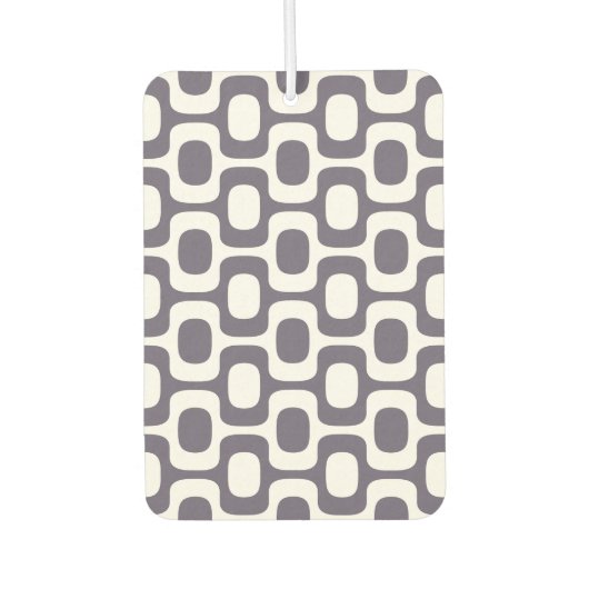 Ipanema Sidewalk Pattern, Beach Pattern, Brazil カーエアーフレッシュナー (正面)