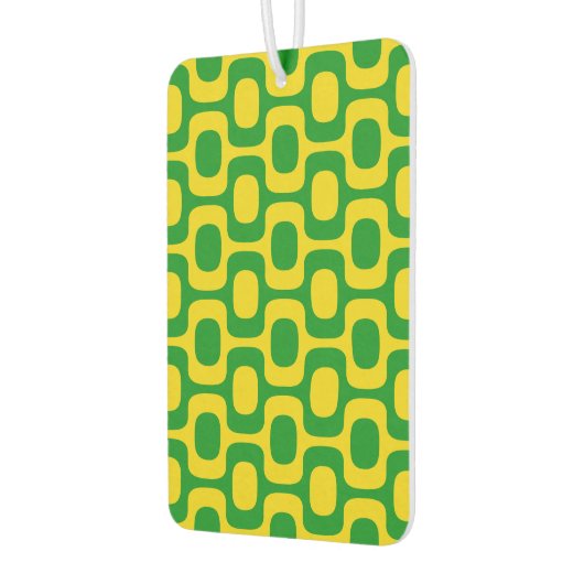 Ipanema Sidewalk Pattern, Beach Pattern, Brazil カーエアーフレッシュナー (左)