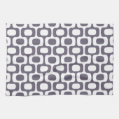 Ipanema Sidewalk Pattern, Beach Pattern, Brazil キッチンタオル (横)