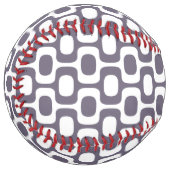 Ipanema Sidewalk Pattern, Beach Pattern, Brazil ソフトボール (正面左)