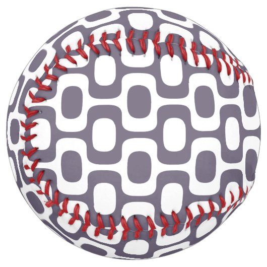 Ipanema Sidewalk Pattern, Beach Pattern, Brazil ソフトボール (正面左)