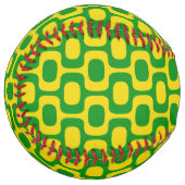 Ipanema Sidewalk Pattern, Beach Pattern, Brazil ソフトボール (正面左)