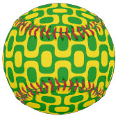 Ipanema Sidewalk Pattern, Beach Pattern, Brazil ソフトボール (正面)