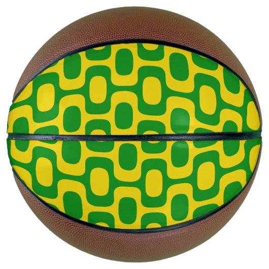 Ipanema Sidewalk Pattern, Beach Pattern, Brazil バスケットボール (正面)