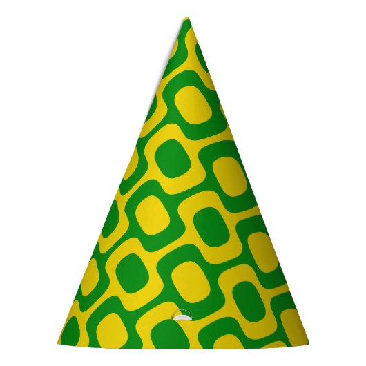 Ipanema Sidewalk Pattern, Beach Pattern, Brazil パーティーハット (左)
