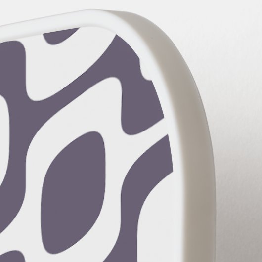 Ipanema Sidewalk Pattern, Beach Pattern, Brazil ピックルボールラケット (左詳細)