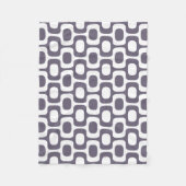 Ipanema Sidewalk Pattern, Beach Pattern, Brazil フリースブランケット (正面)