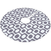 Ipanema Sidewalk Pattern, Beach Pattern, Brazil ブラッシュドポリエステルツリースカート (アングル)