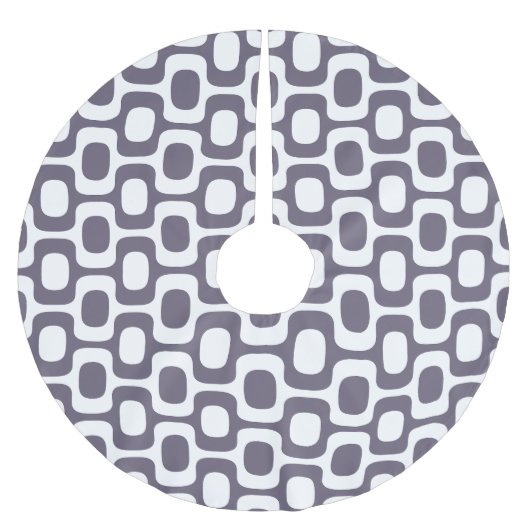 Ipanema Sidewalk Pattern, Beach Pattern, Brazil ブラッシュドポリエステルツリースカート (正面)