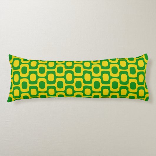 Ipanema Sidewalk Pattern, Beach Pattern, Brazil ボディピロー (正面)