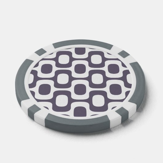 Ipanema Sidewalk Pattern, Beach Pattern, Brazil ポーカーチップ (シングル)