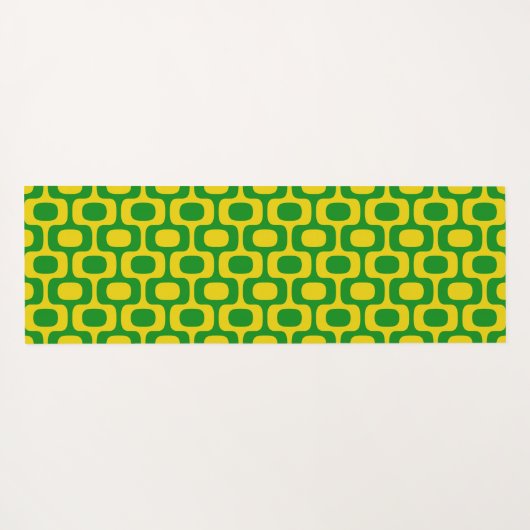 Ipanema Sidewalk Pattern, Beach Pattern, Brazil ヨガマット (裏面(横))