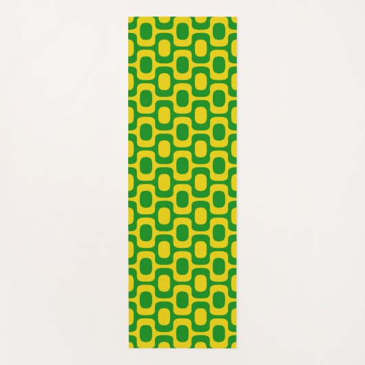 Ipanema Sidewalk Pattern, Beach Pattern, Brazil ヨガマット (正面)