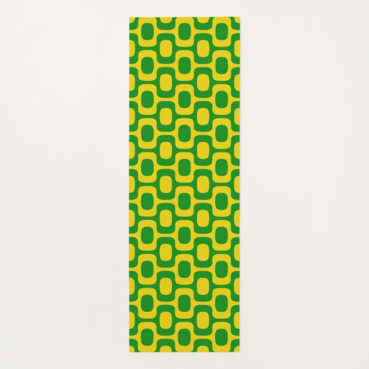 Ipanema Sidewalk Pattern, Beach Pattern, Brazil ヨガマット (裏面)