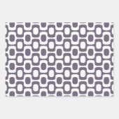 Ipanema Sidewalk Pattern, Beach Pattern, Brazil ラッピングペーパーシート (正面3)