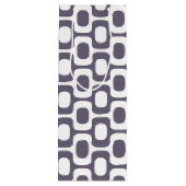 Ipanema Sidewalk Pattern, Beach Pattern, Brazil ワインギフトバッグ (裏面)