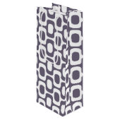 Ipanema Sidewalk Pattern, Beach Pattern, Brazil ワインギフトバッグ (正面アングル)