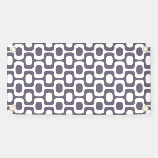 Ipanema Sidewalk Pattern, Beach Pattern, Brazil 横断幕 (横)