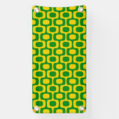 Ipanema Sidewalk Pattern, Beach Pattern, Brazil 横断幕 (縦)