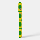 Ipanema Sidewalk Pattern, Beach Pattern, Brazil iPhoneケース (左側面)