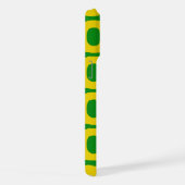 Ipanema Sidewalk Pattern, Beach Pattern, Brazil iPhoneケース (右側面)