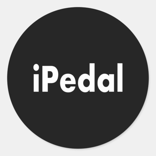 iPedal ラウンドシール (正面)