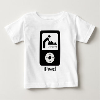iPeed乳児または幼児のTシャツ ベビーTシャツ