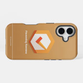 iPh用高級MagSafe対応保護ケース iPhone 16ケース (裏面横)