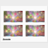 Iphelia感覚オーロラステッカー 長方形シール (シート)